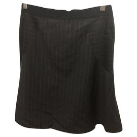 Joseph-Joseph wool skirt-Brown,Black