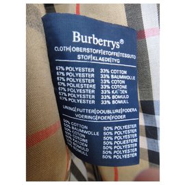 Burberry-Burberry mulher capa de chuva vintage t 44-Caqui