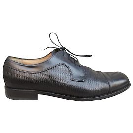 Derbies Bally en cuir noir 43 Noir