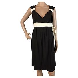 Diane Von Furstenberg DvF Dora wrap dress vintage Brown Cream