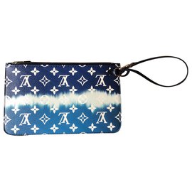 Louis Vuitton-Monogramma LV blu frizione-Blu