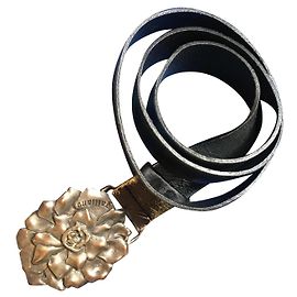 Galliano belt Dark grey