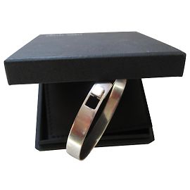 Dinh Van SILVER LOCK ARMBAND. Silber