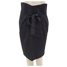 Antonio Marras Schwarzer Baumwollrock Schwarz