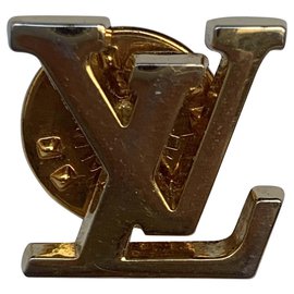 Louis Vuitton-Pin's Louis Vuitton avec boite tiroir et dustbag-Doré