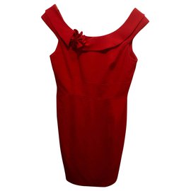 Calvin Klein-Red CK dress-Red