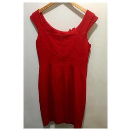 Calvin Klein-Red CK dress-Red