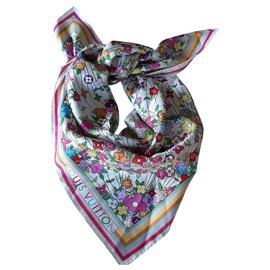 Louis Vuitton Bufanda de seda Multicolor