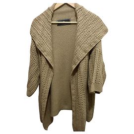 By Malene Birger Sampson grob gestrickte Strickjacke Braun Karamell