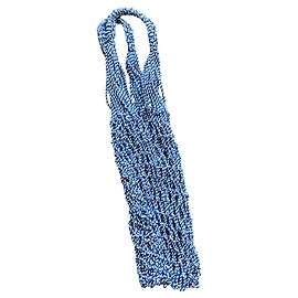 Céline Saco de rede de algodão Celine Azul