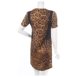 Sandro-Vestidos-Multicolor,Estampado de leopardo