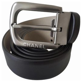 Chanel-Cinturón Chanel para hombre-Negro