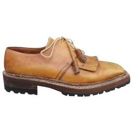 Lanvin-derbies Branchini Clazoleria pour Lanvin p 41-Marron clair