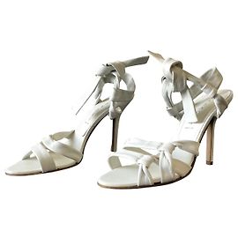 Neue Casadei Sandalen Weiß