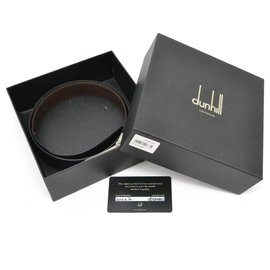 Autre Marque-Dunhill Reversible Belt-Black