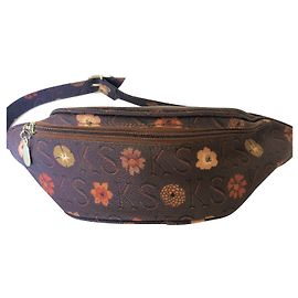 SAC DE TAILLE VINTAGE KEN SCOTT Marron Multicolore
