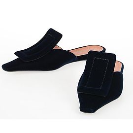 Marni flache Schuhe neu Dunkelblau