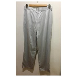 Escada-Pantaloni Escada grigio argento-Argento,Grigio