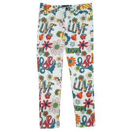 Love Moschino Pantaloni, ghette Multicolore
