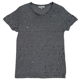 T-shirt Iro Gabry de linho preto e branco Preto Branco