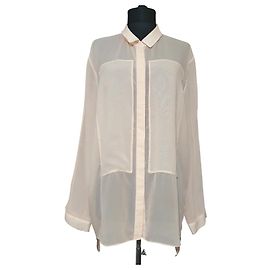 Camisa Cos de viscose bege Bege Outro