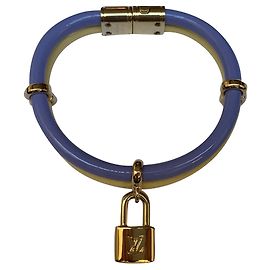 Louis Vuitton, Bracelet keep it twice neuf jaune et violet Violet Jaune