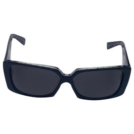 Louis Vuitton-Graue Sonnenbrille von Marquise Leopard-Grau