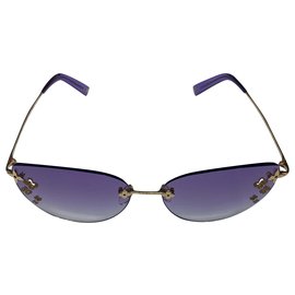 Louis Vuitton-Desmayo roxo olho de gato óculos de sol-Roxo