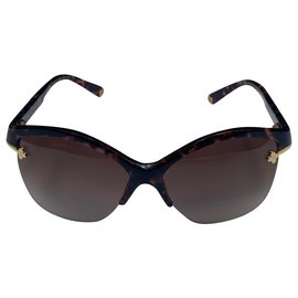 Louis Vuitton-Tortoise Brown Glasses-Dark brown