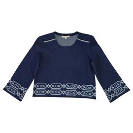 Maje Blue Polyester Sweater Blue