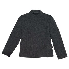 Max Mara Blazer Dark Grey Wool Multiple colors Dark grey