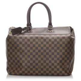 Louis Vuitton-Louis Vuitton Brown Damier Ebene Greenwich PM-Brown
