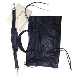 Balenciaga-Balenciaga city giant brand new-Dark blue