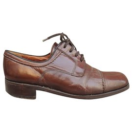 Joseph Fenestrier-Unic vintage derbies - Fenestrier p 39,5-Brown