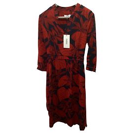 Gemustertes Kleid Fahri, Nicole Fahri Rot Marineblau
