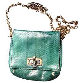 pochette Lanvin Vert