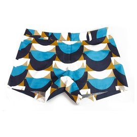 Milly-Milly Multicolor diseño geométrico algodón pantalones cortos de verano talla 4-Multicolor
