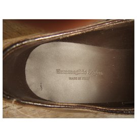 Ermenegildo Zegna-Ermeneglio Zegna p derbies 41-Marrone scuro