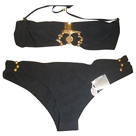 Emilio Pucci Push-up Bikini Schwarz Schwarz