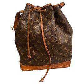 Bolsa Louis Vuitton Noe GM Marrom Monogram Canvas Couro Marrom