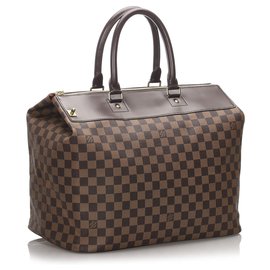 Louis Vuitton-Louis Vuitton Brown Damier Ebene Greenwich PM-Brown