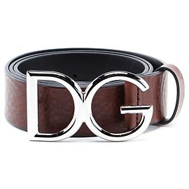 Dolce & Gabbana DG Belt new Brown