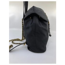 Prada-Prada Kettenrucksack-Schwarz