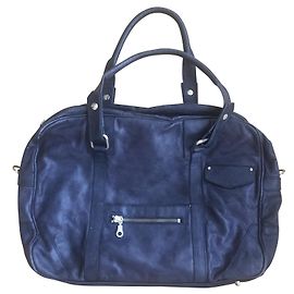 Paul & Joe leather handbag midnight blue purple Other