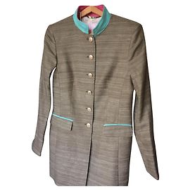 Autre Marque nvsco Silk Frock Coat Grey Grey