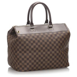 Louis Vuitton-Louis Vuitton Brown Damier Ebene Greenwich PM-Brown