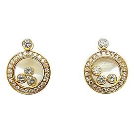 Chopard 18Orecchini Happy Diamonds in oro giallo K. D'oro
