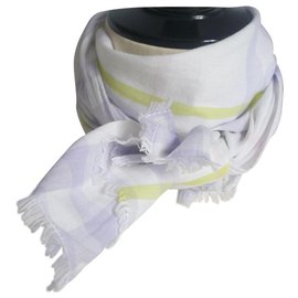Burberry-BURBERRY Children's cotton scarf very good condition-Multiple colors
