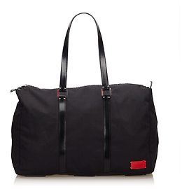Sac Boston en nylon noir Valentino Noir
