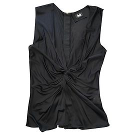 Top de viscosa negro D&G Negro